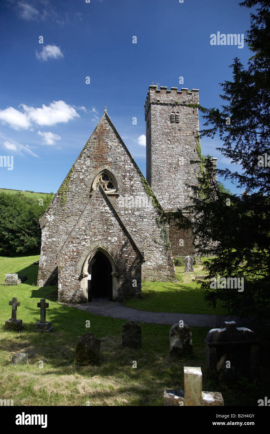 St Aidan's, Llawhaden Parish Church, Pembrokeshire West Wales, UK Stock Photo