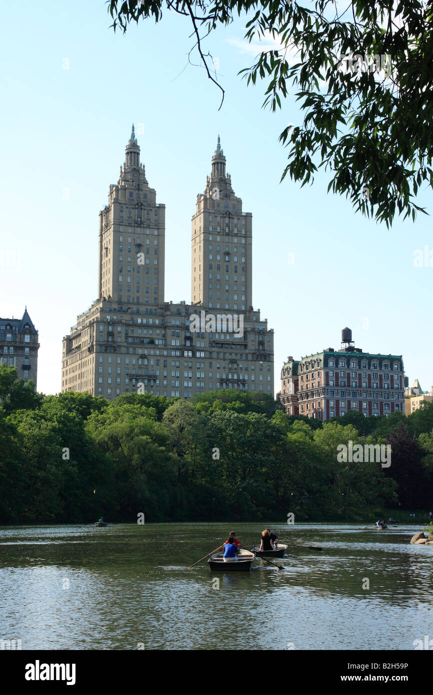 Boating in Central Park New York City, USA Stock Photo Alamy