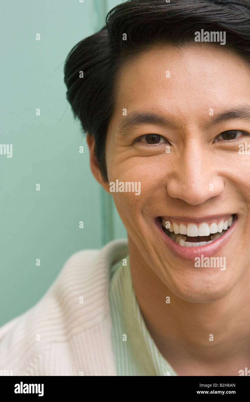 Smiling black man painted hi-res stock photography and images - Alamy