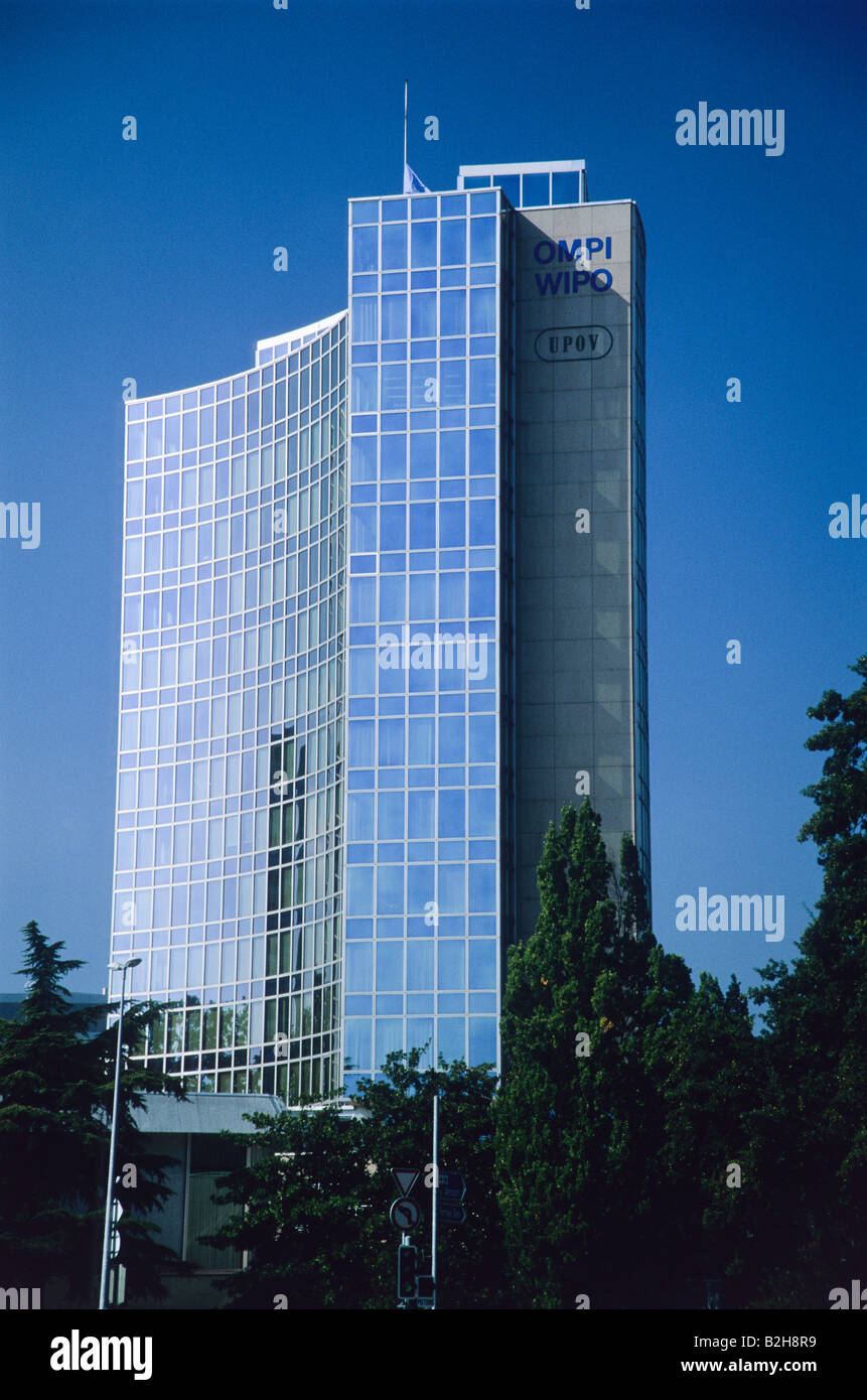 WIPO headquarters, Geneva, Switzerland Stock Photo