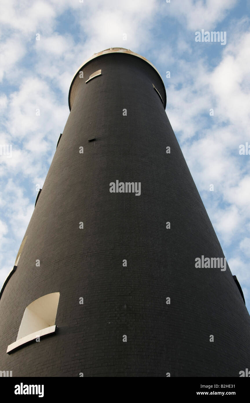 The old lighthouse, Dungeness in Kent Stock Photo