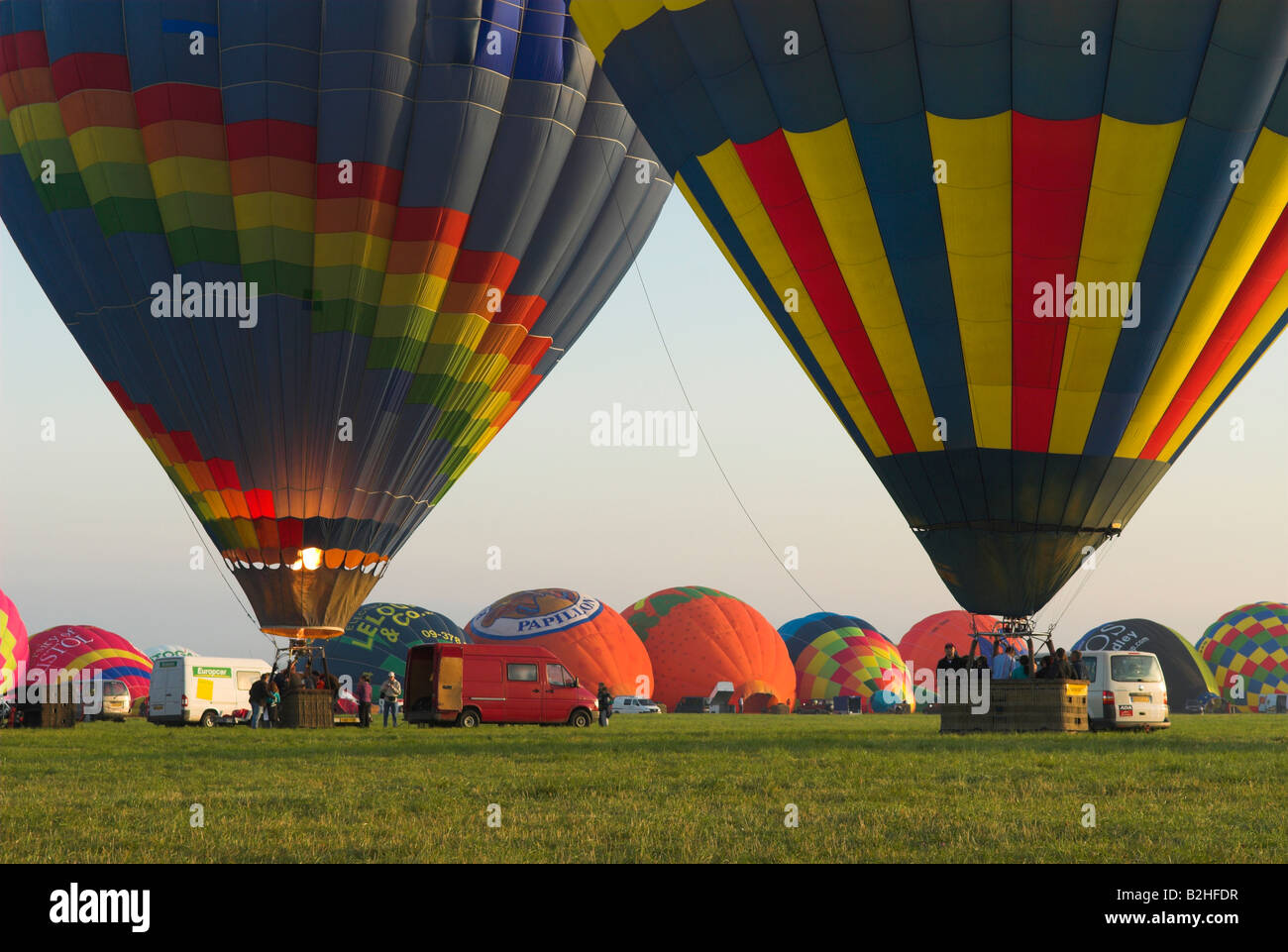 lorraine mondial hot air balloons balloon flight festival metz lothringen france Stock Photo