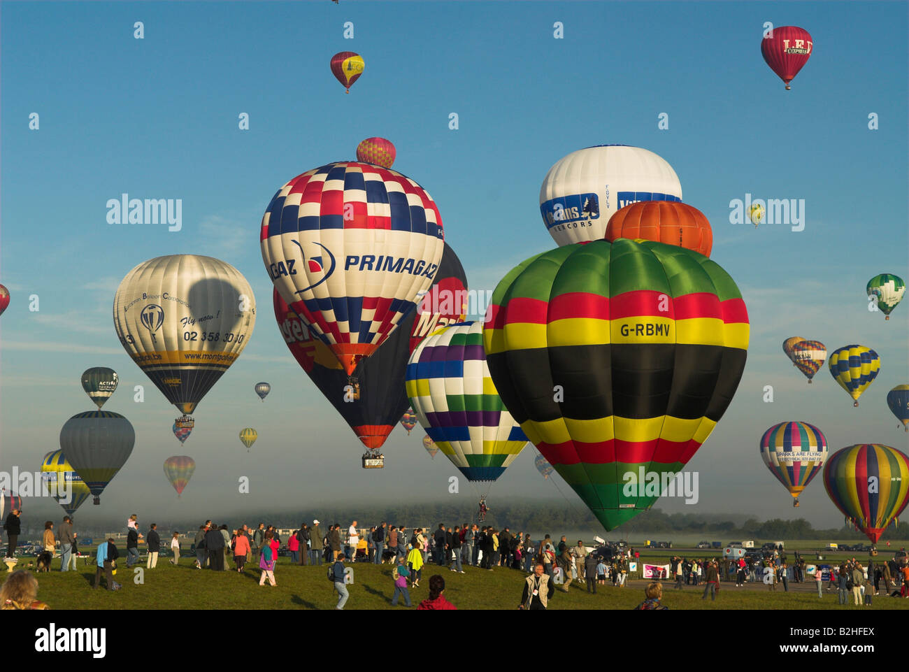 lorraine mondial hot air balloons balloon flight festival metz Stock Photo  - Alamy