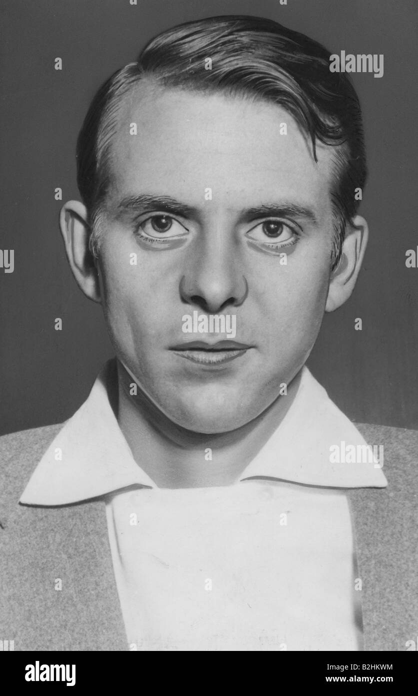 Stockhausen, Karlheinz, 22.8.1928 - 5.12.2007, German composer, portrait, 1950s, Stock Photo