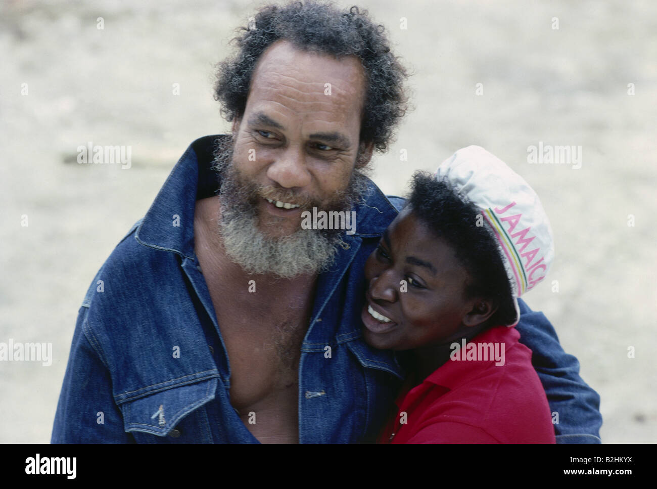 people, couples, Jamaica, native couple, ethnic, ethnology, Central America, Caribbean, Afro-American, CEAM, Stock Photo