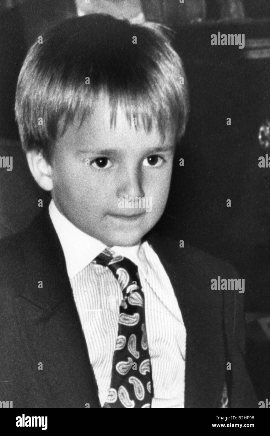 Thurn und Taxis, Albert, prince of, * 24. 6. 1983, son of prince