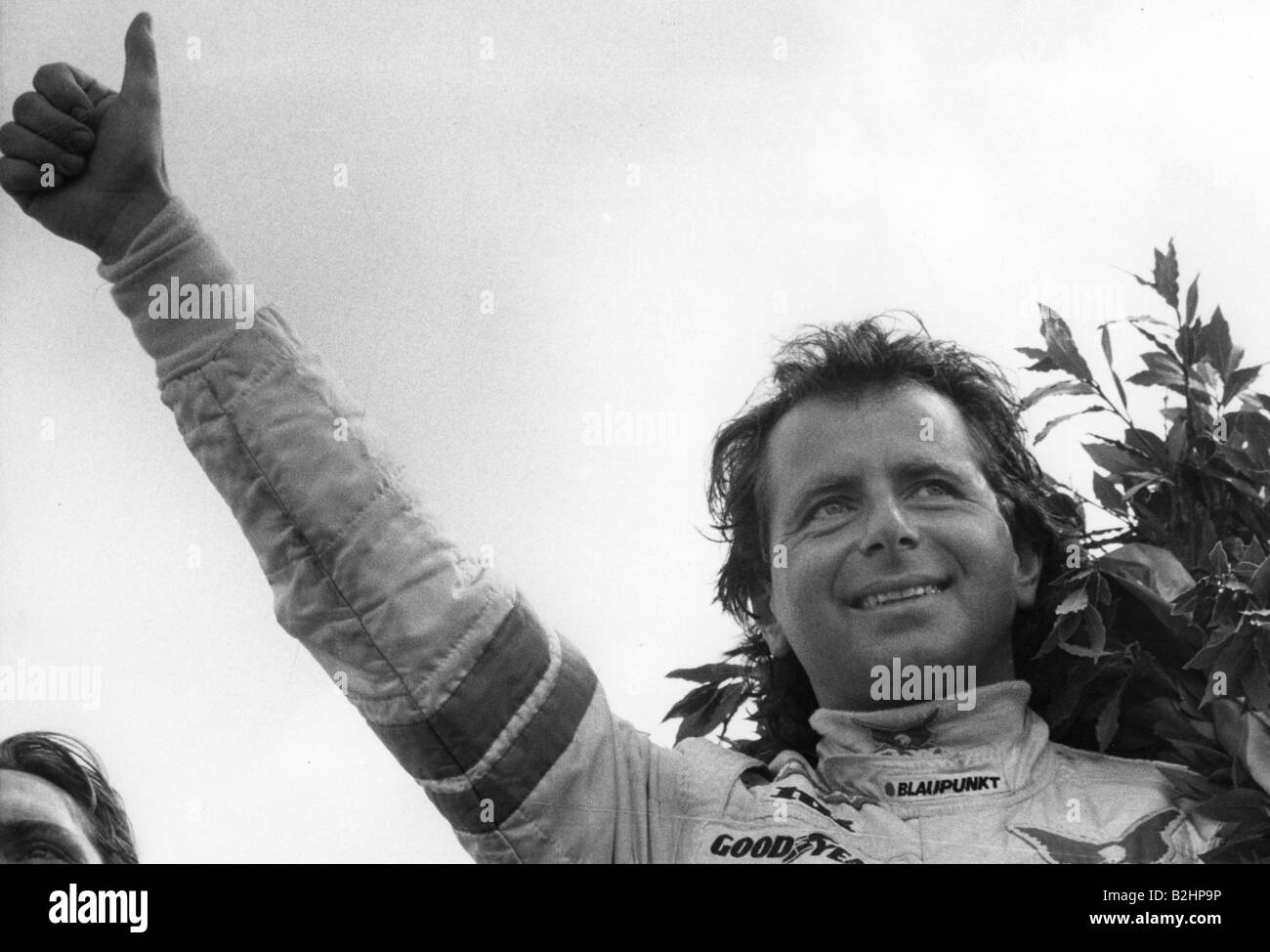 Ludwig, Klaus, * 5.10.1949, German athlete (race driver), during award ceremony, 1984, Stock Photo