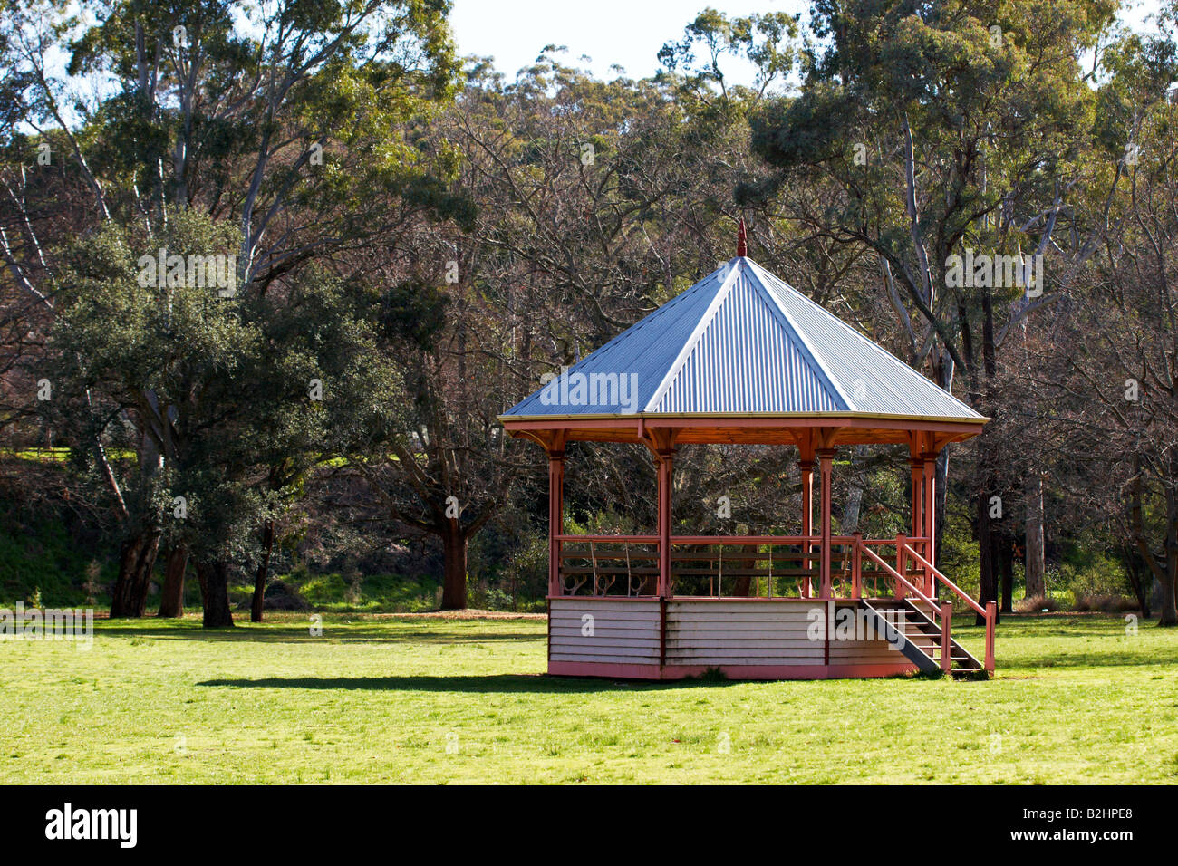A Gazebo in a park Stock Photo - Alamy
