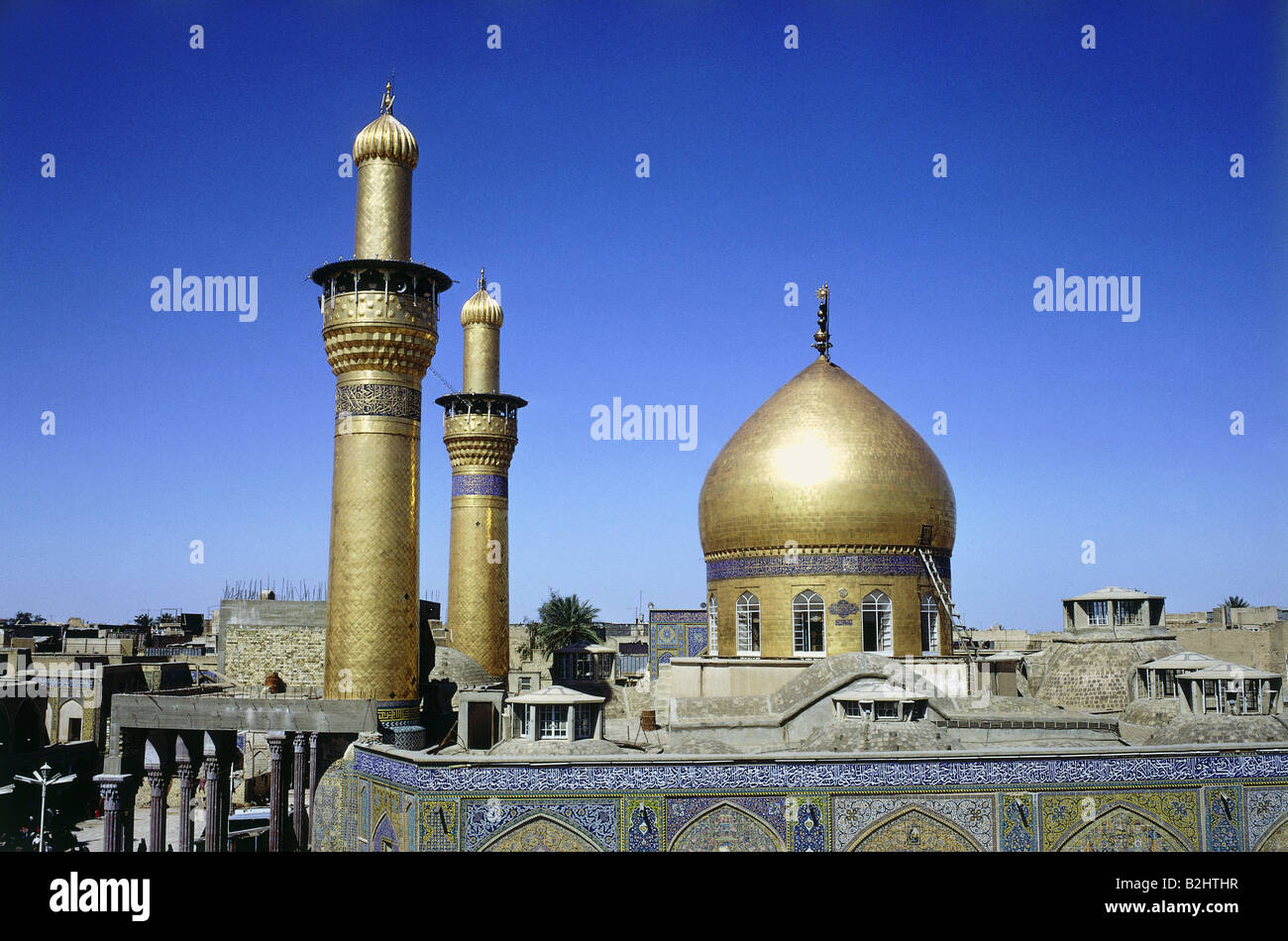 geography / travel, Iraq, Karbala, building, architecture, Hussein ...