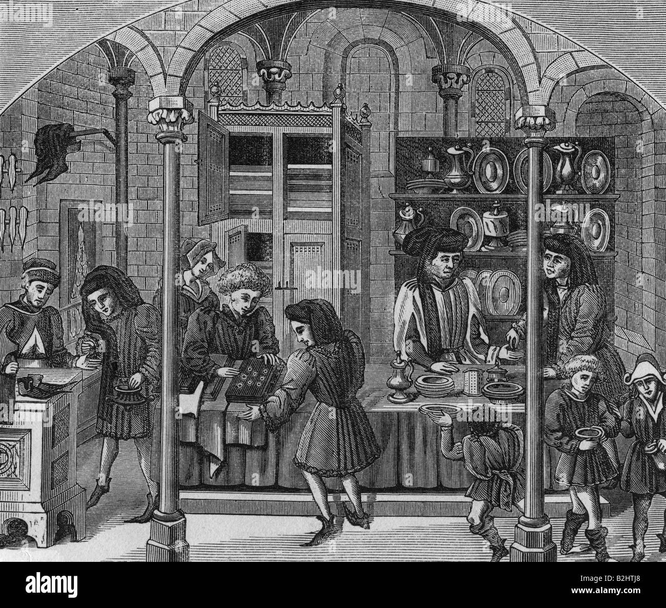Market trader engraving hires stock photography and images Alamy