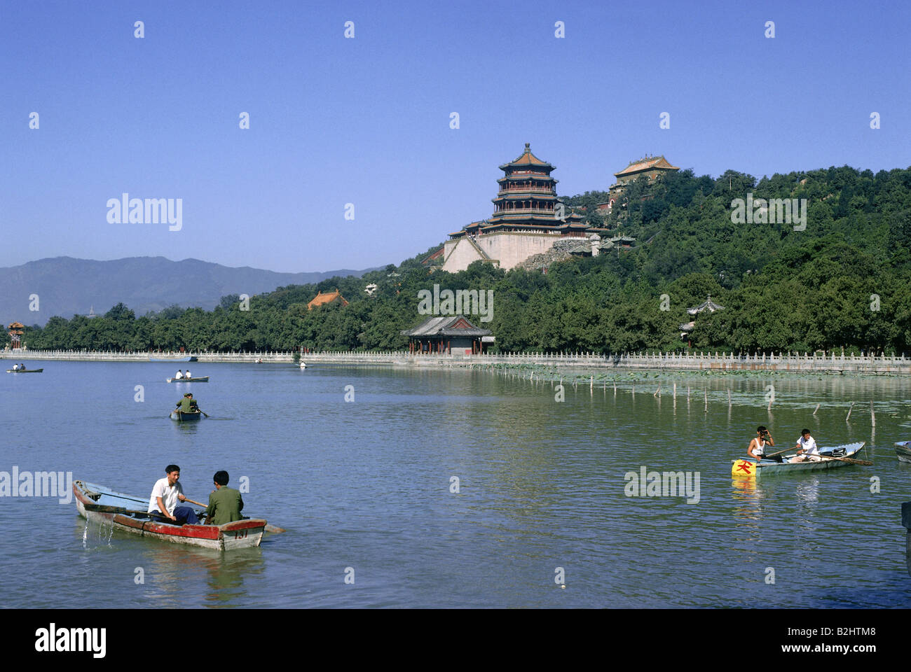 geography / travel, China, Beijing, Imperial palace, Longevity Hill, 1970s, Stock Photo