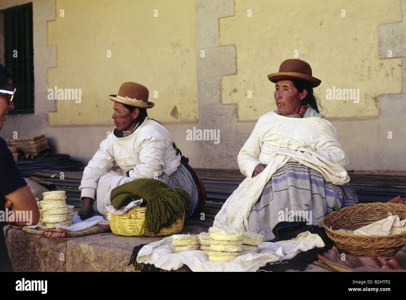 geography / travel, Peru, trade, market, Latin-American Indians selling pastries, people, latin american, people, , Stock Photo