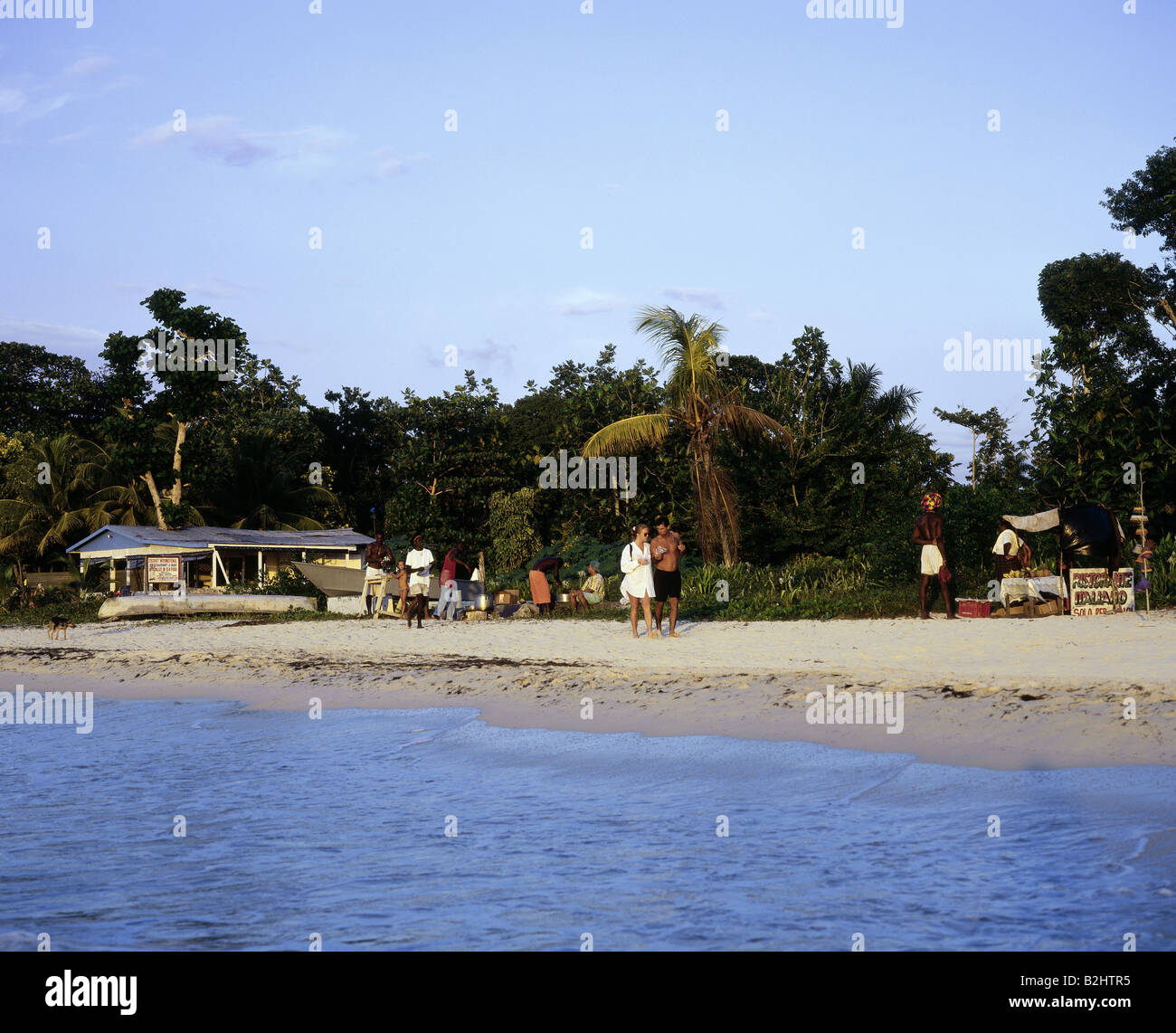 geography / travel, Jamaica, Negril, western Jamaica, tourist beach in