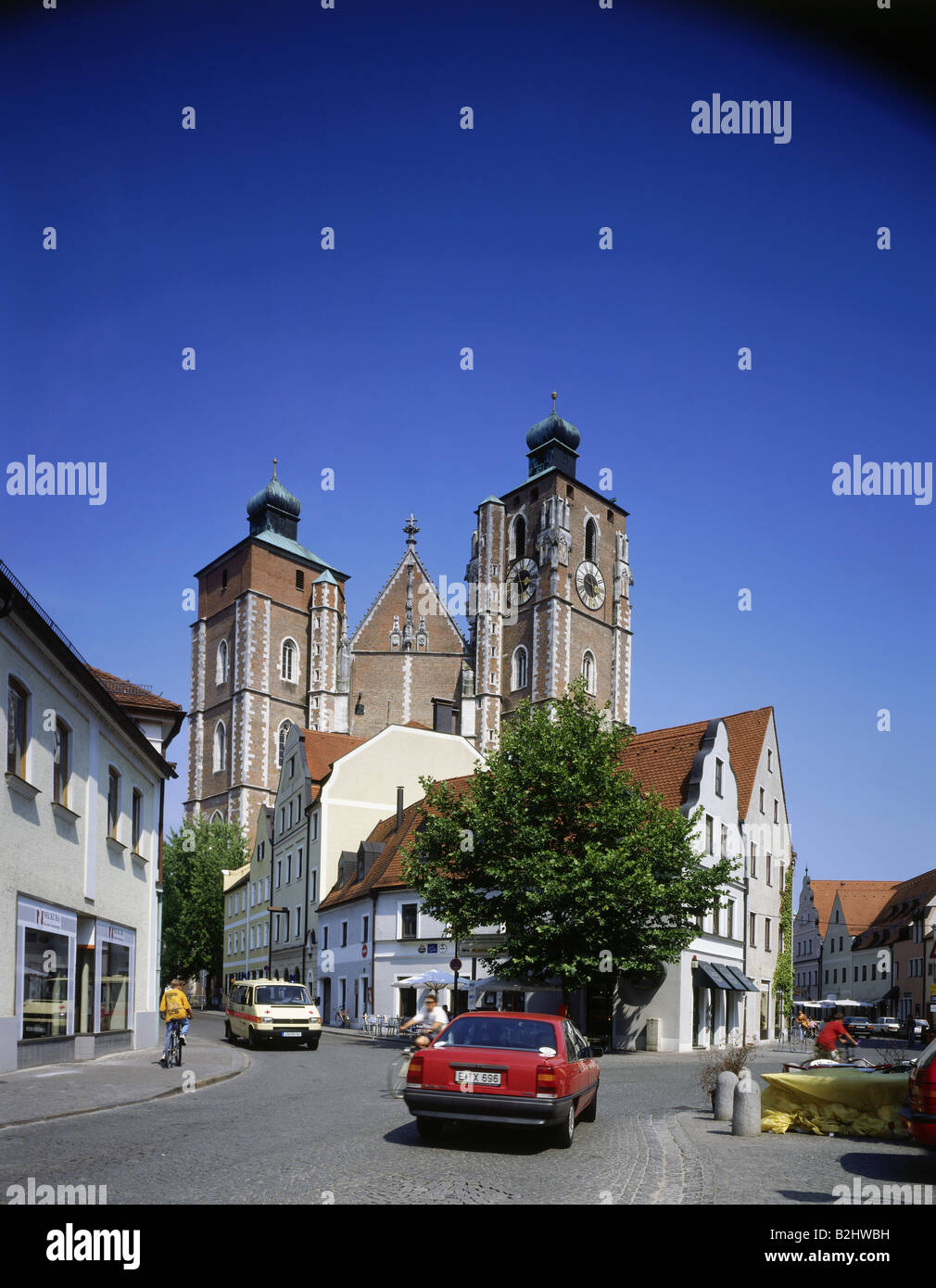 geography / travel, Germany, Bavaria, Ingolstadt, minster, town parish church of our lady, , Stock Photo