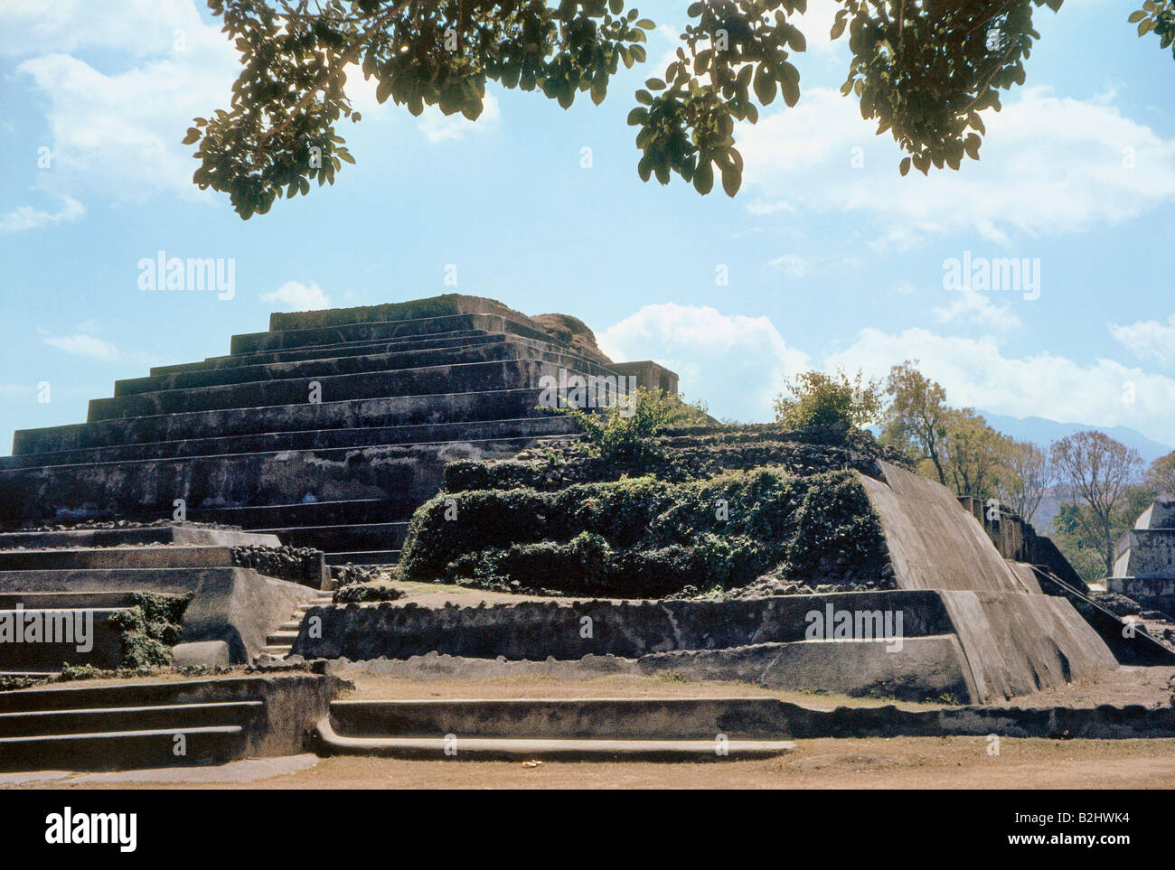 geography / travel, El Salvador, Santa Ana, Tazumal, Maya-town, ruins, 1968, Stock Photo