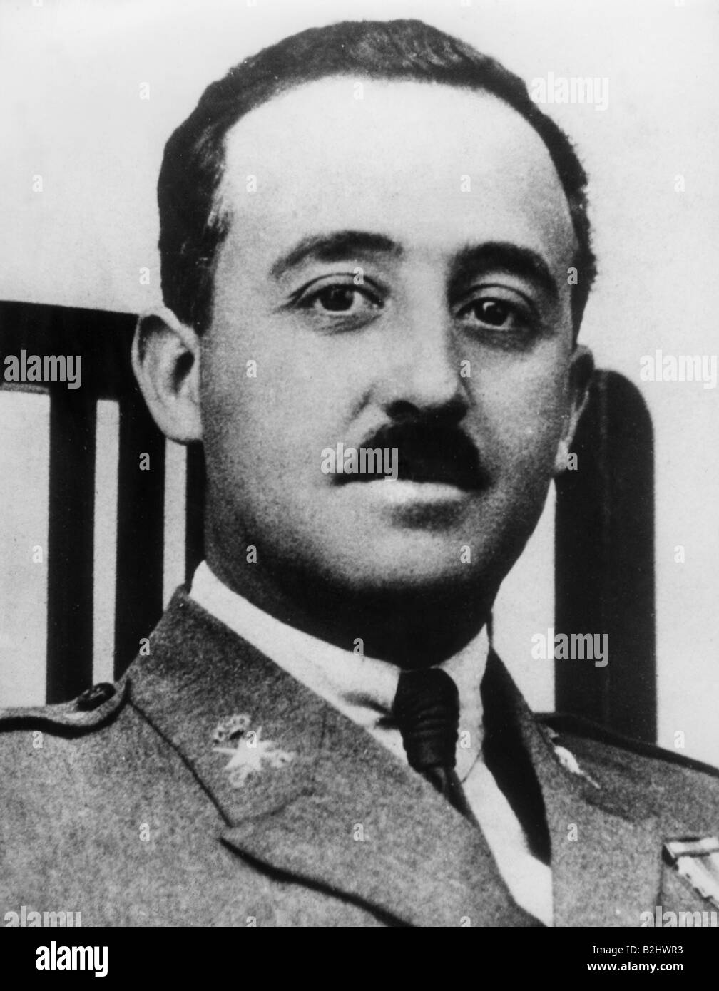 Franco, Francisco, 4.12.1892 - 20.11.1975, Spanish politician, regent of Spain 1936 - 1975, portrait, 1938, Stock Photo