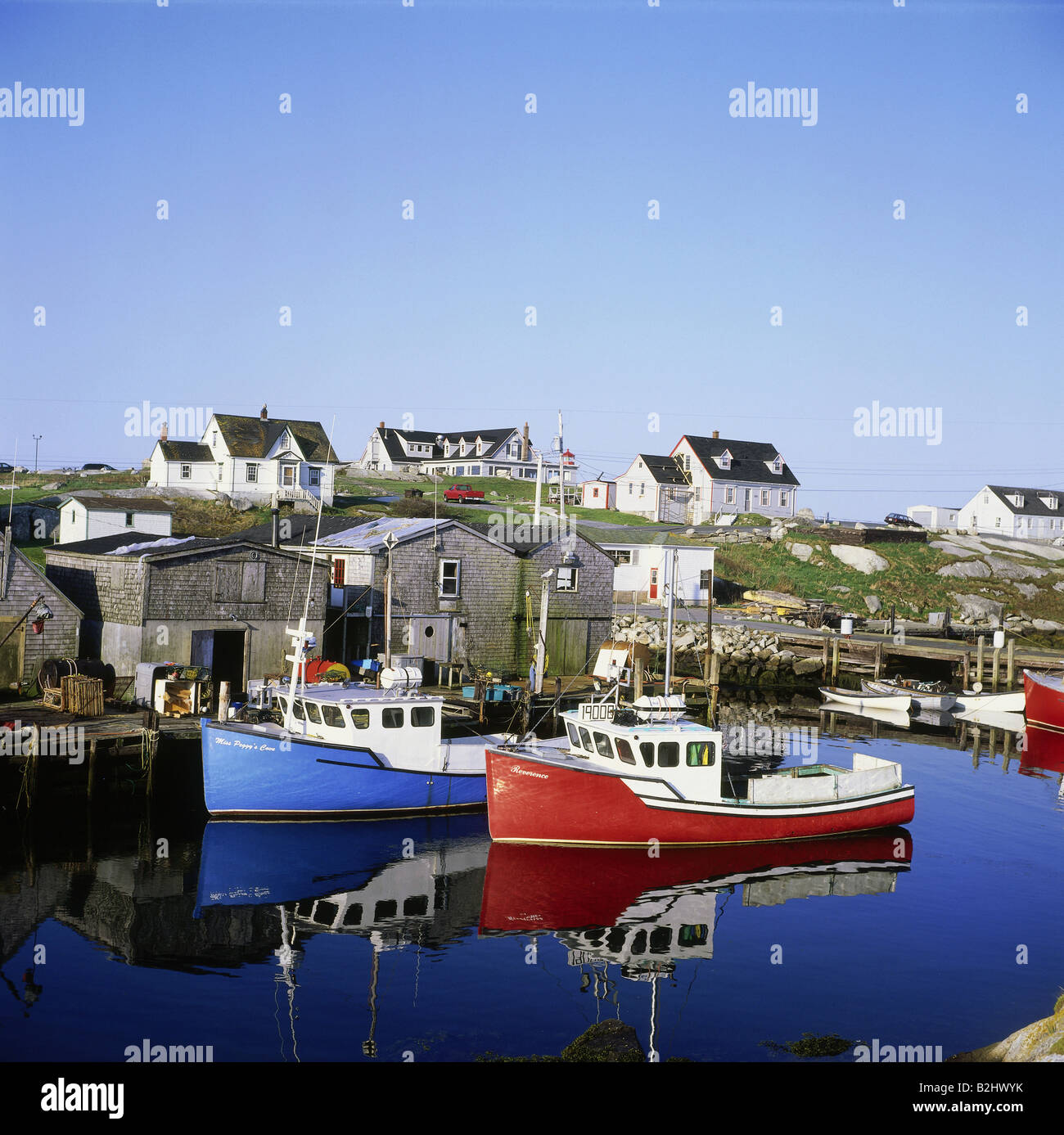geography / travel, Canada, Nova Scotia, fishing village near Halifax