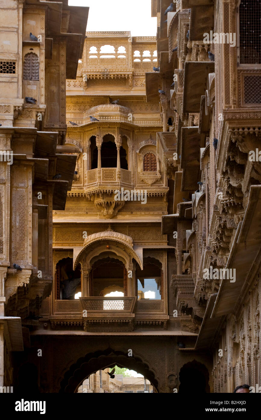 The Patwa Ki Haveli is the finest example of sandstone construction in ...