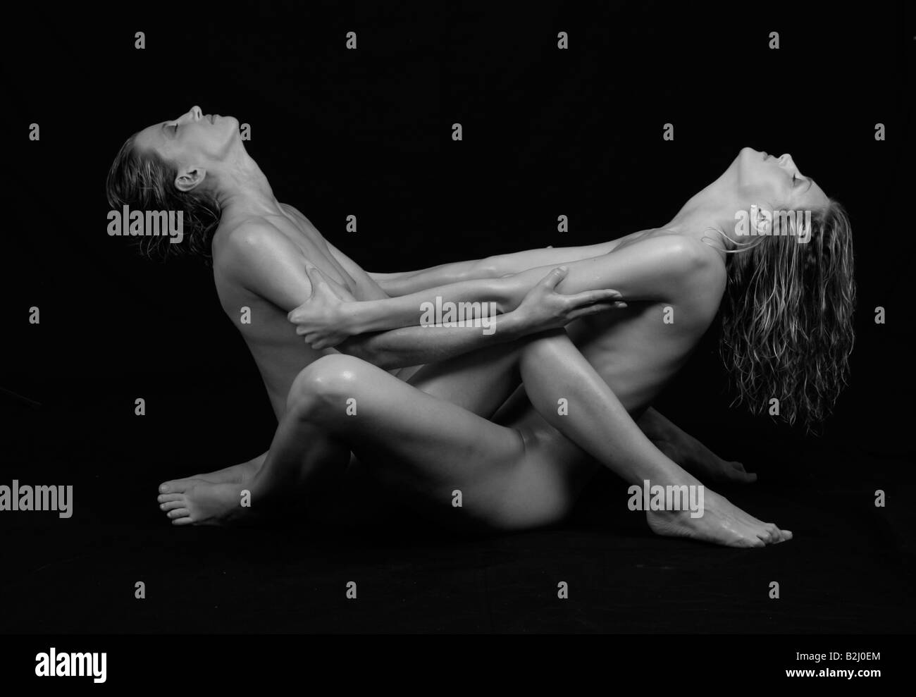 pair couple akt Nude photography art photography erotic photography erotic sex sexual man woman Stock Photo