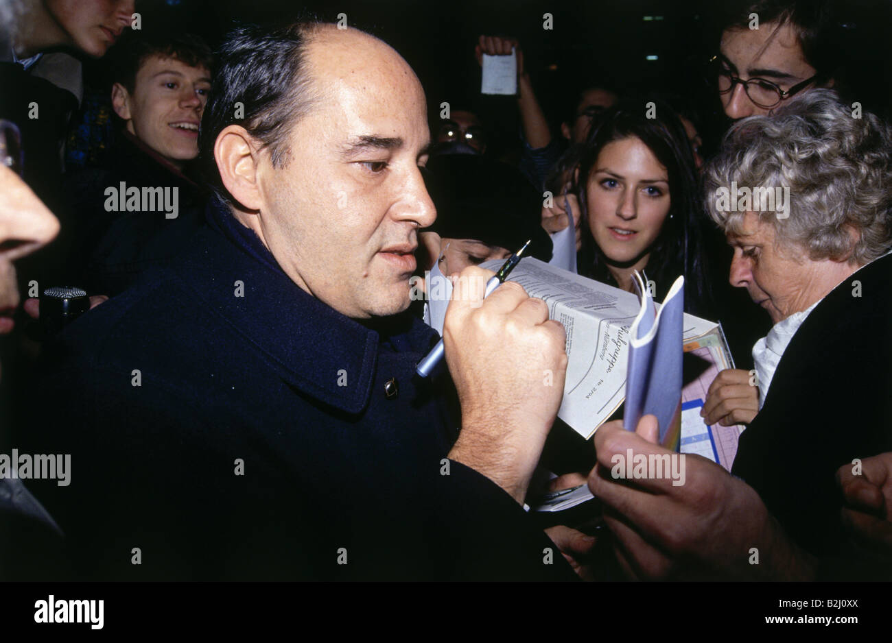 Gysi, Gregor  * 16.1.1948, German jurist and politician, chairman of the parliamentary group PDS 1990 - 2001, during election campaign for Bundestag, Munich, 1994, , Stock Photo
