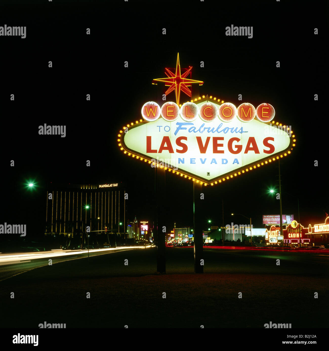geography / travel, USA, Nevada, Las Vegas, street scenery, beginning