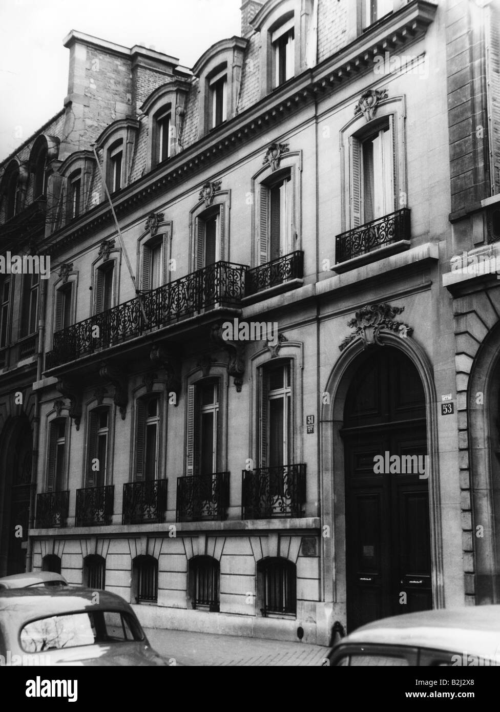 Zaharoff, Sir Basil, 6.10.1849 27.11.1936, Turkish industrialist and arms dealer, his house in