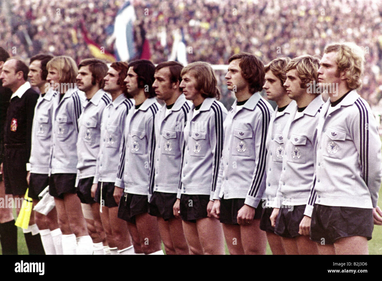 Sport, Sports, football / soccer, World championship, team photo Germany, historic, historical, 1970s, 20th century, people, Stock Photo