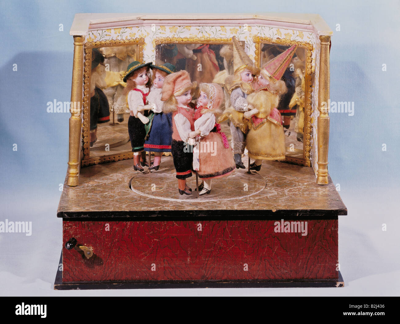 toys, mechanical toys, figure, dancing couples, Thuringia, late 19th century, Stadtmuseum