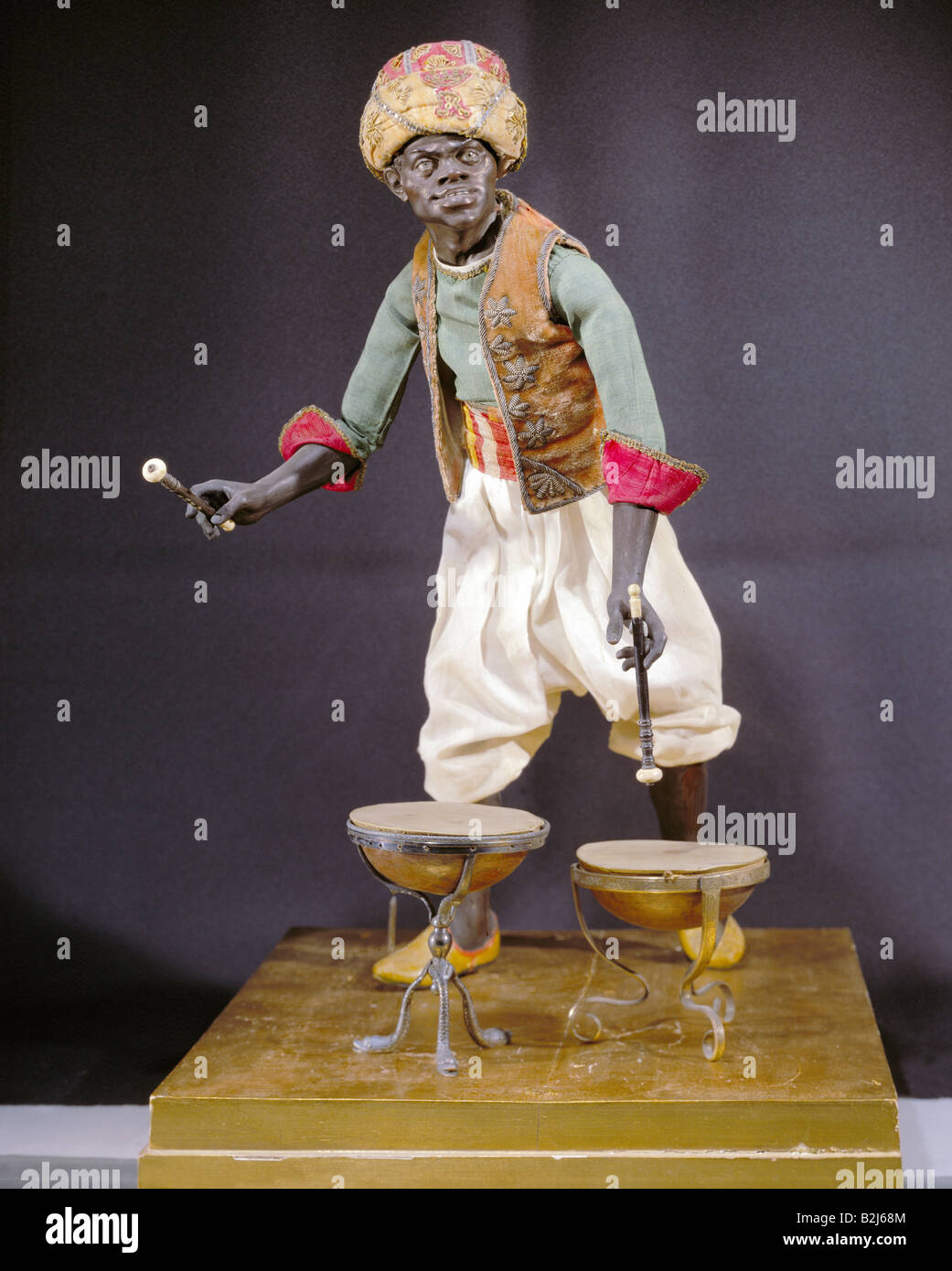 Christmas, cribs, nativity scene, figures, musician with kettledrums