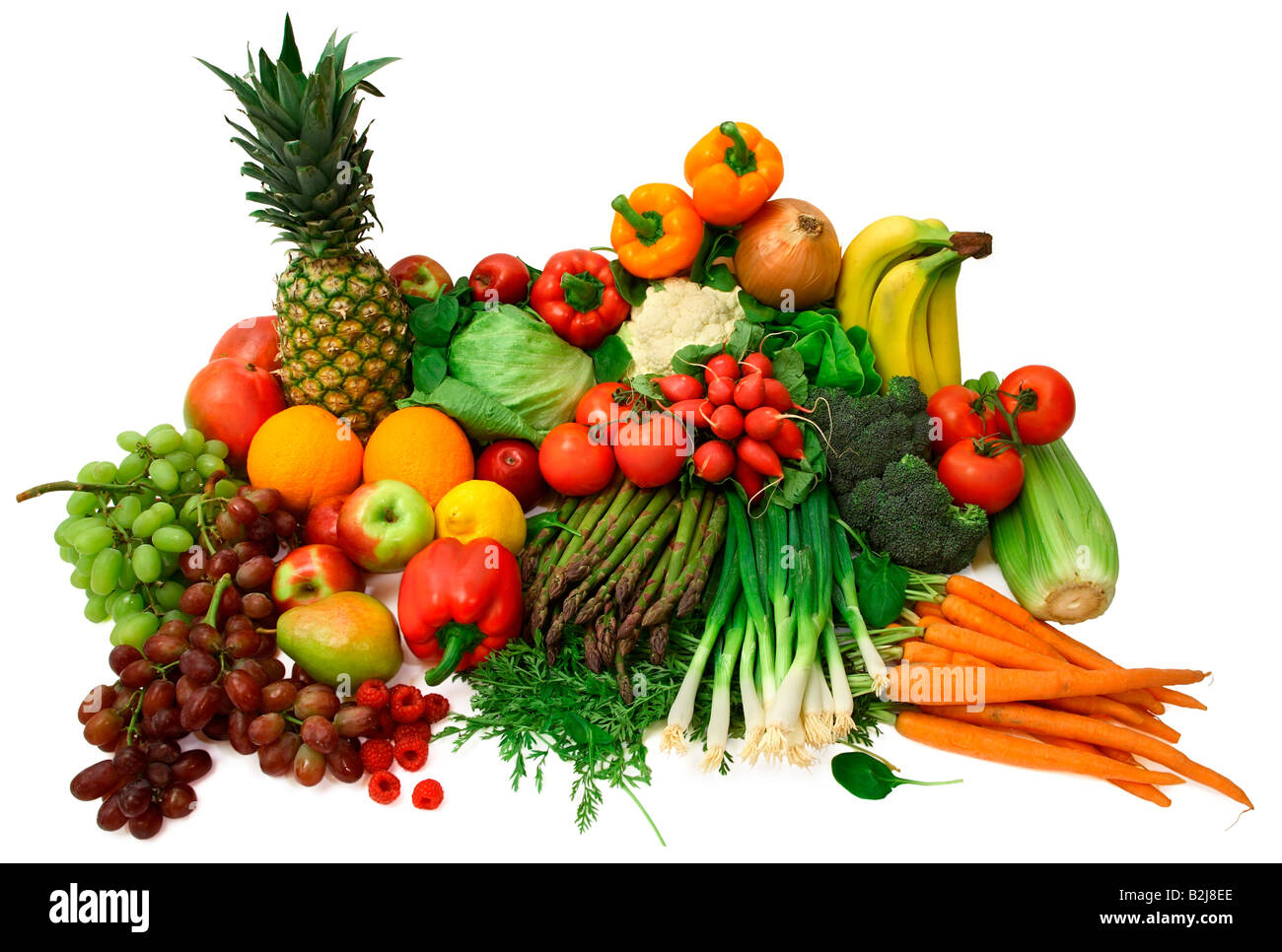 This is a wide variety of fresh vegetables and fruits Stock Photo - Alamy