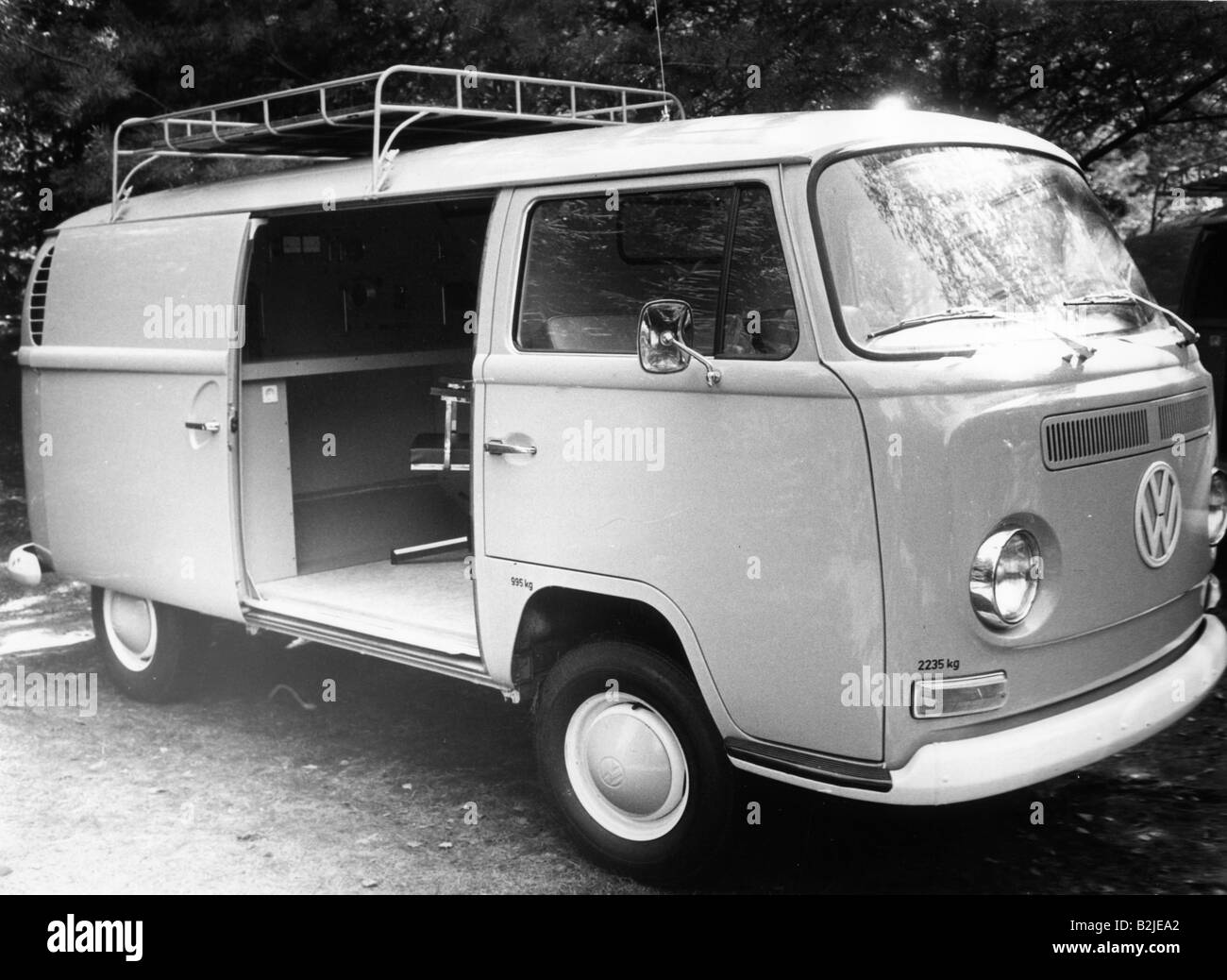 transport / transportation, car, vehicle variants, Volkswagen, VW Type 2,  Transporter T2, radio car, Germany, 1960s Stock Photo - Alamy