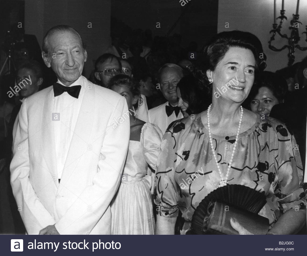 Austrian President Kurt Waldheim Wife Stock Photos & Austrian President ...