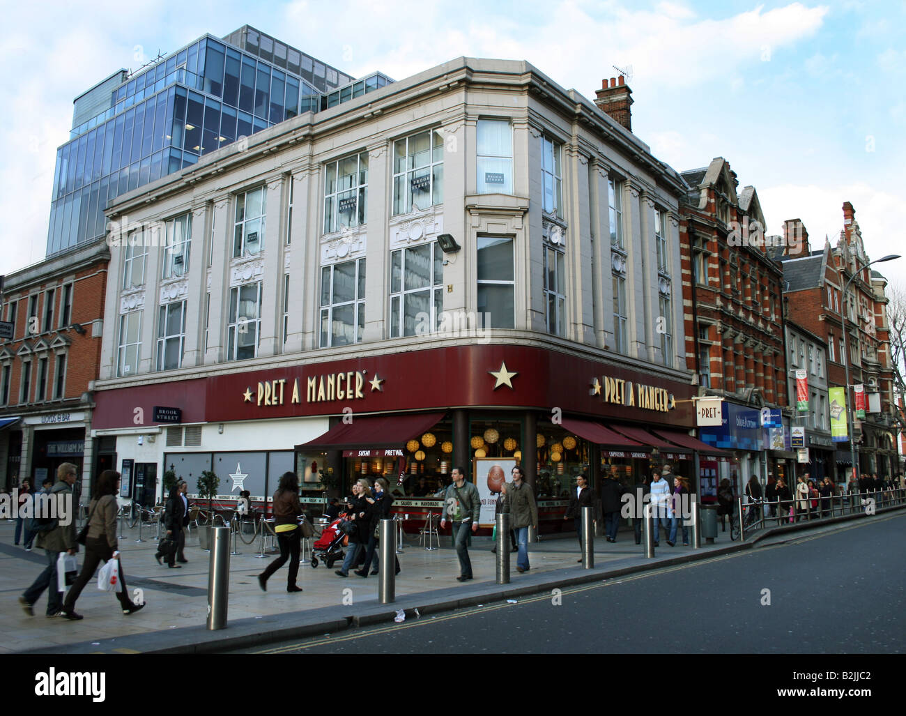 Hammersmith pret a manager store Stock Photo