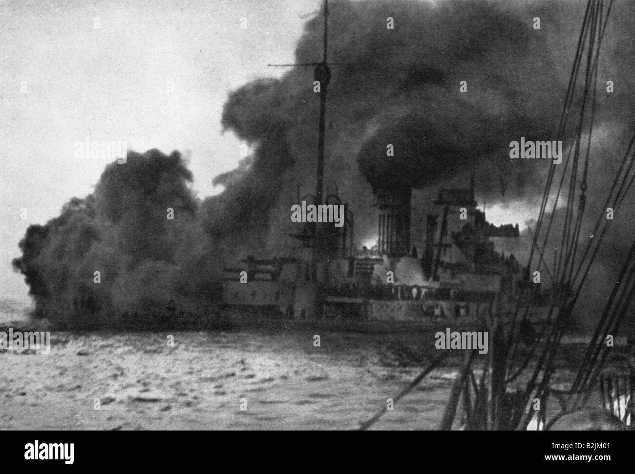 events, First World War / WWI, naval warfare, Battle of Jutland 31.5. ...