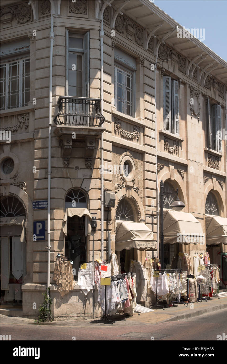 Limassol Shopping in the city centre, Cyprus Stock Photo Alamy