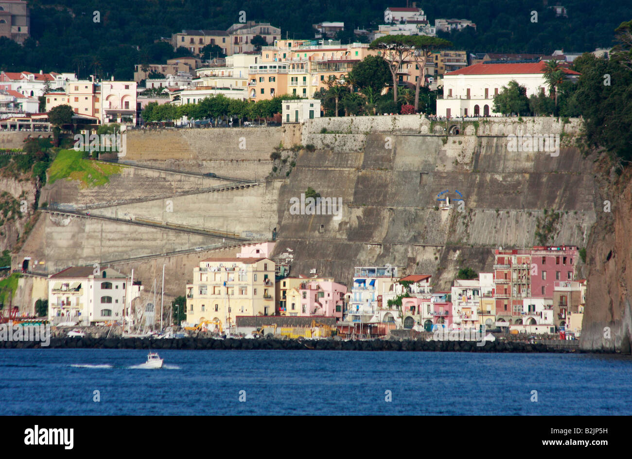 Castellamare del Stabia on the Amalfi Coast ,Italy Stock Photo