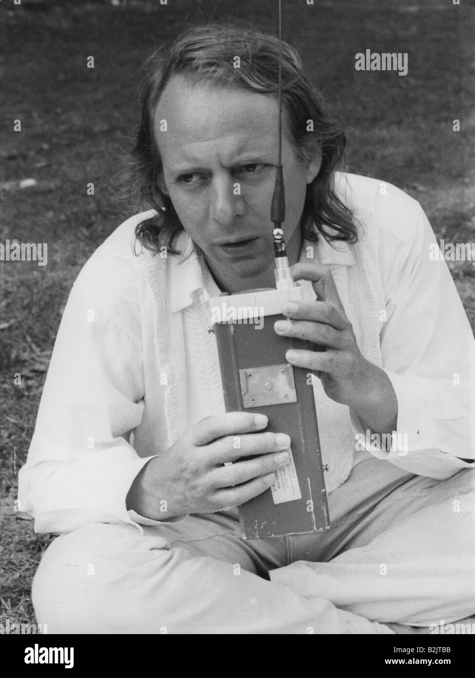 Stockhausen, Karlheinz, 22.8.1928 - 5.12.2007, German composer, half length, 1970s, Stock Photo
