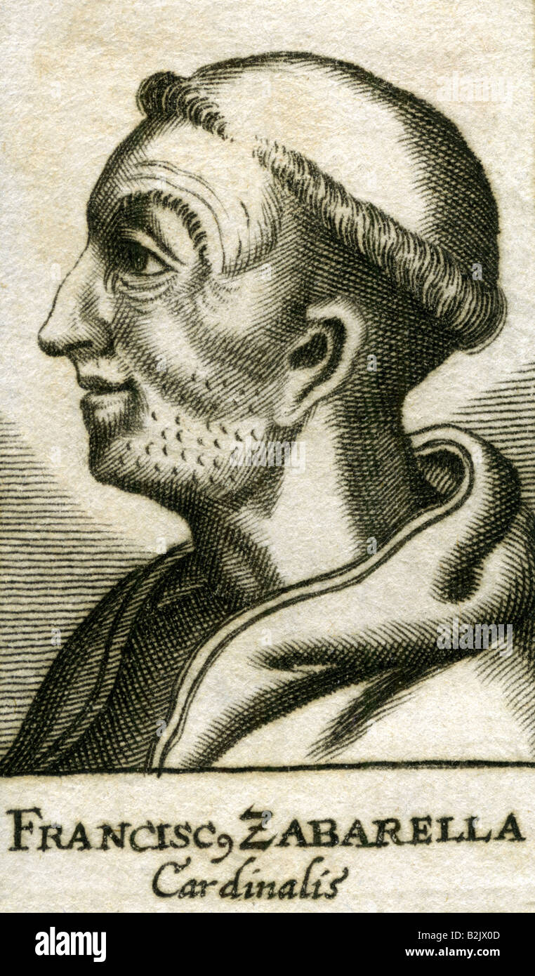 Zabarella, Francesco, 10.8.1360 26.9.1417, Italian cardinal, portrait