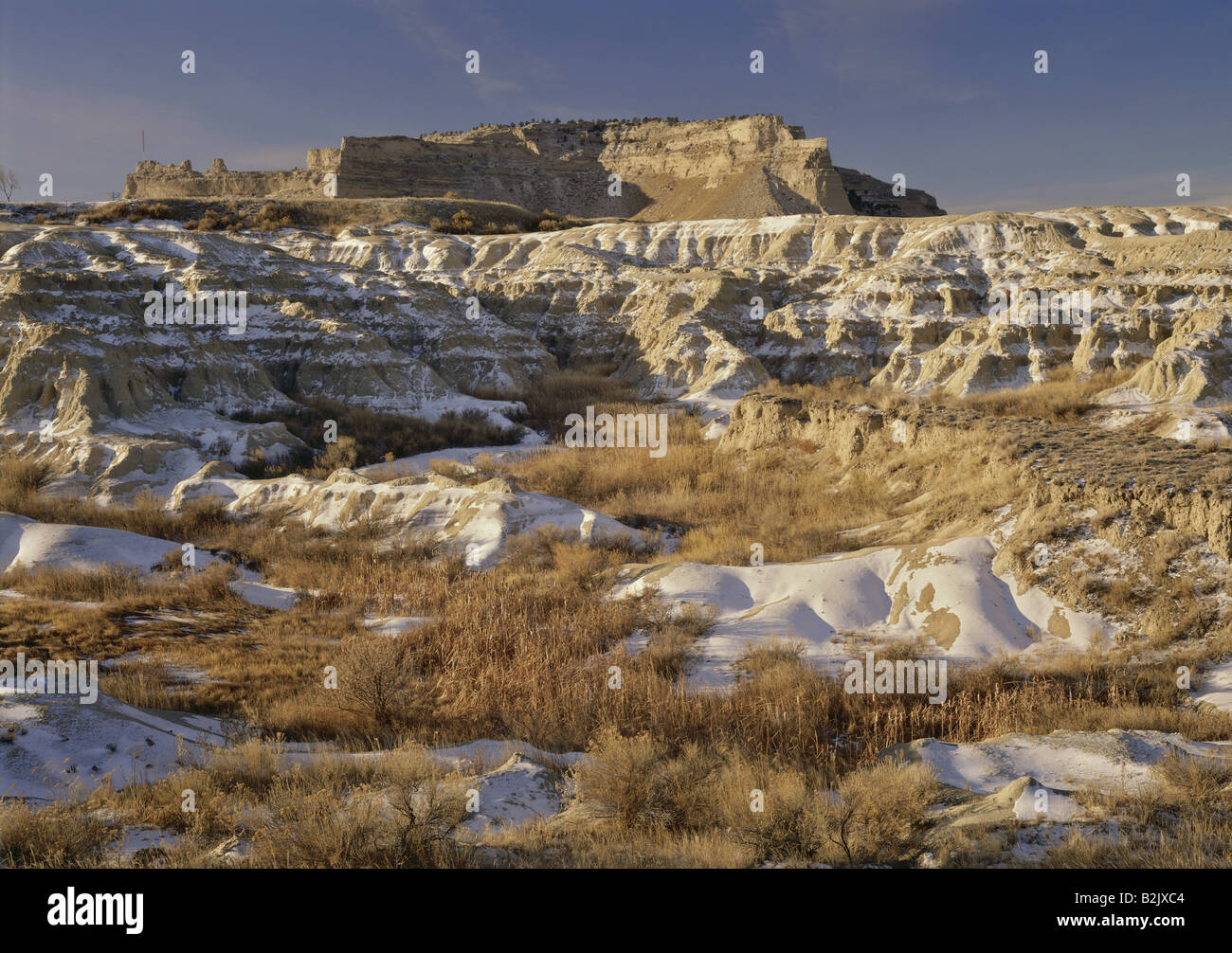 geography / travel, USA, Nebraska, Gering, landscapes, Scott Bluff National Monument, Additional-Rights-Clearance-Info-Not-Available Stock Photo