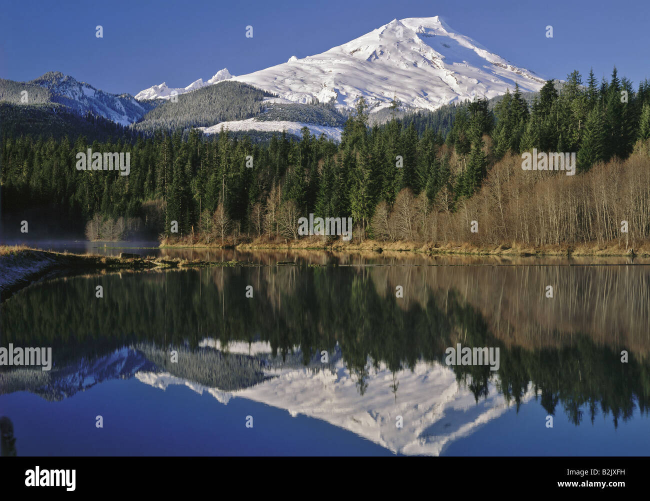 geography / travel, USA, Washington, landscapes, Mount Baker and Baker Lake, Additional-Rights 