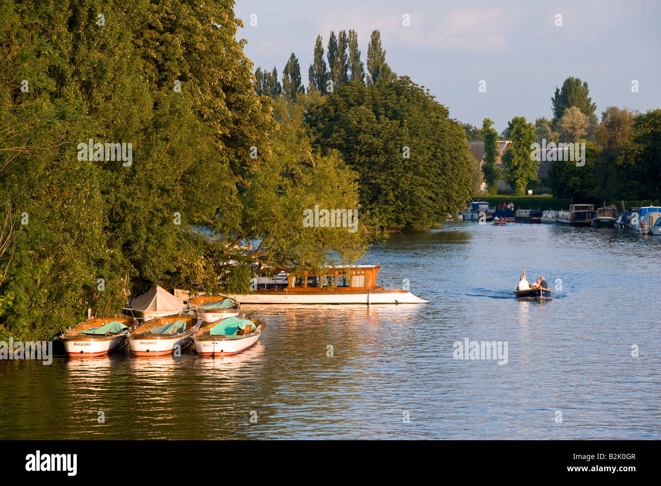 Thames River Henley on thames United Kingdom Stock Photo