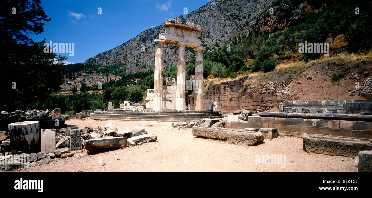 geography / travel, Greece, Delphi (Delphoi), sanctuary of Athena