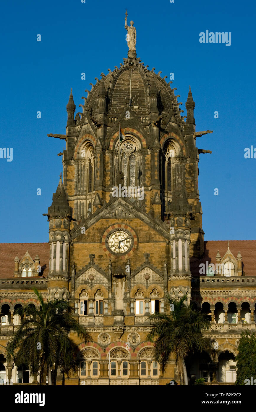 CST Chhatrapati Shivaji Terminus in Mumbai India Stock Photo