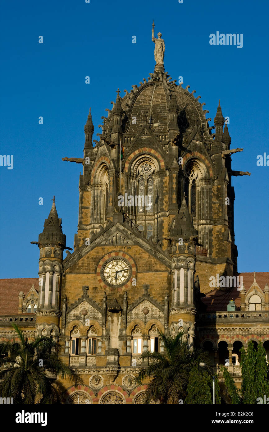 CST Chhatrapati Shivaji Terminus in Mumbai India Stock Photo