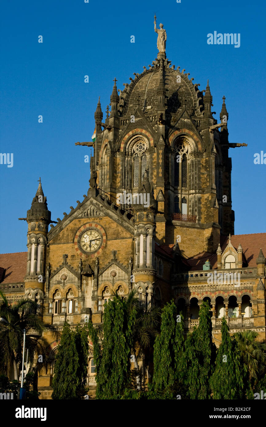 CST Chhatrapati Shivaji Terminus in Mumbai India Stock Photo