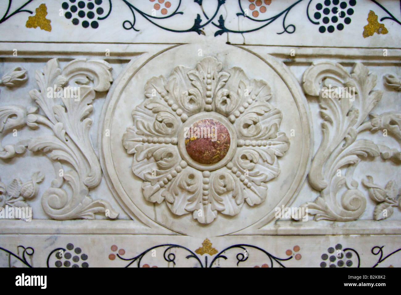 Detail on Tomb on Saladin Casket in Saladin Mausoleum Damascus Syria Stock Photo