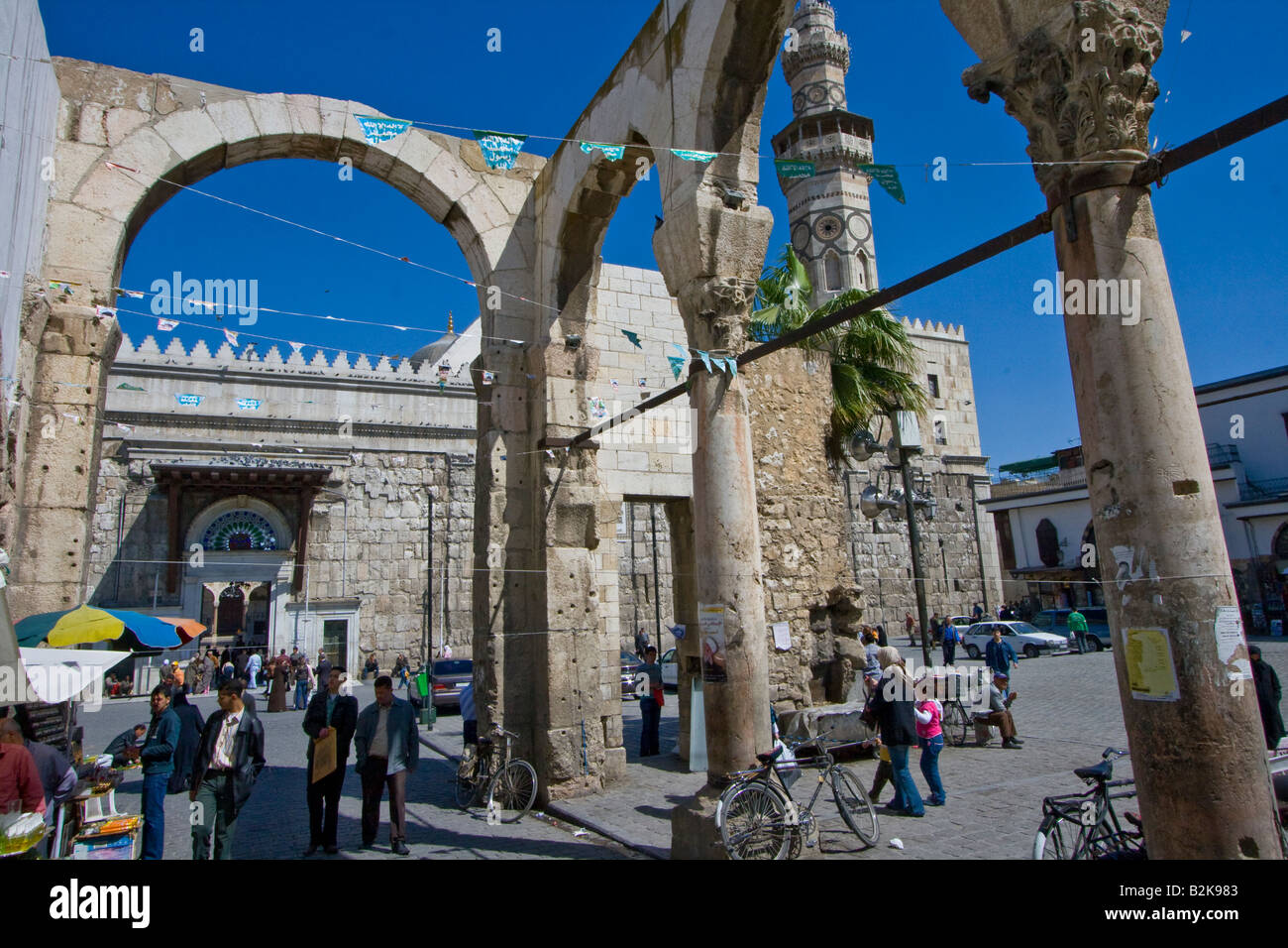 Western Gateway of the Roman Temple of Jupiter outside Umayyad Mosque