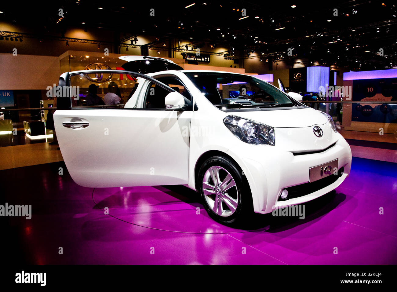 Toyota IQ at the British International Motorshow Stock Photo