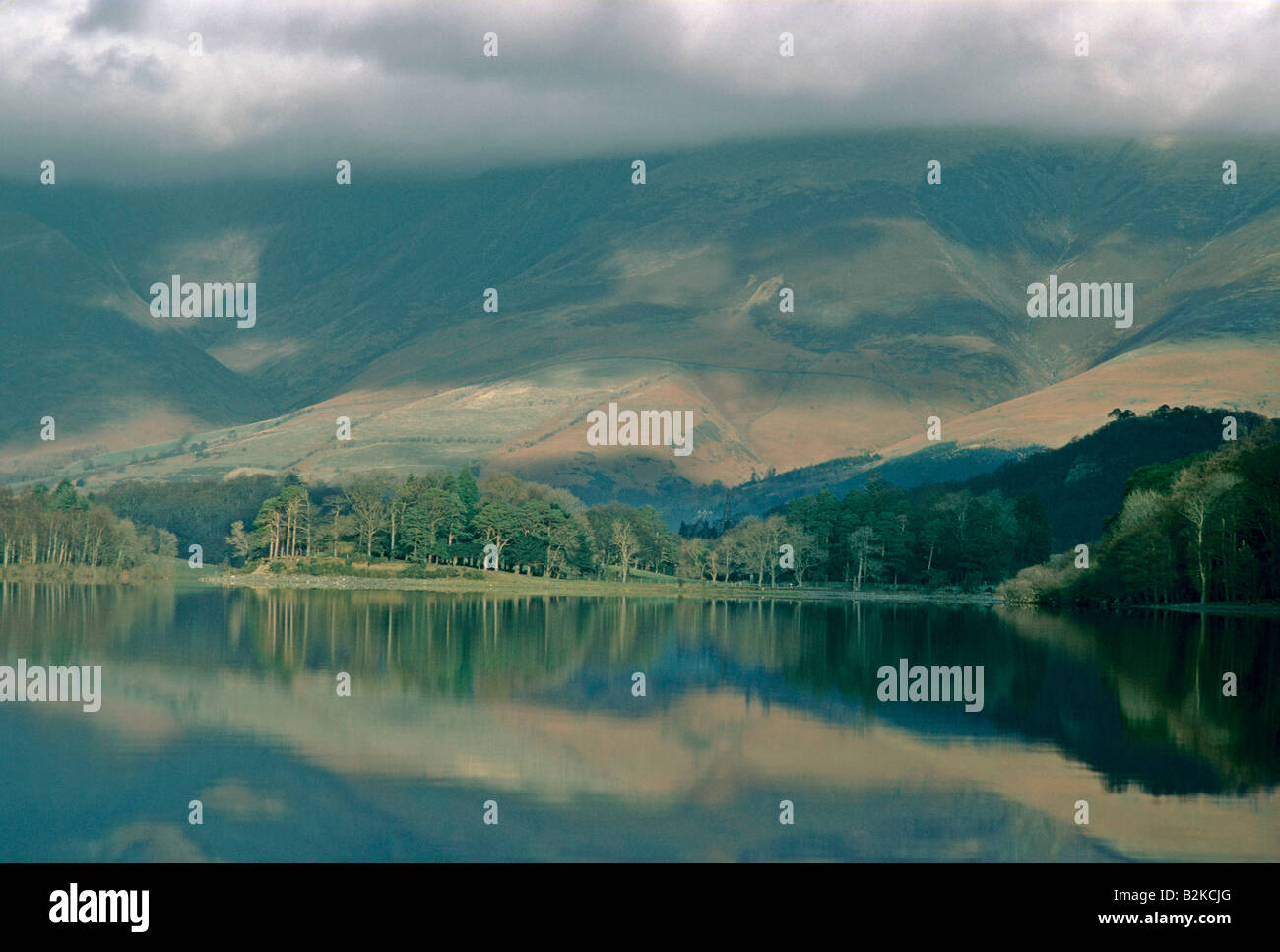 CONISTON WATER LAKE DISTRICT Stock Photo