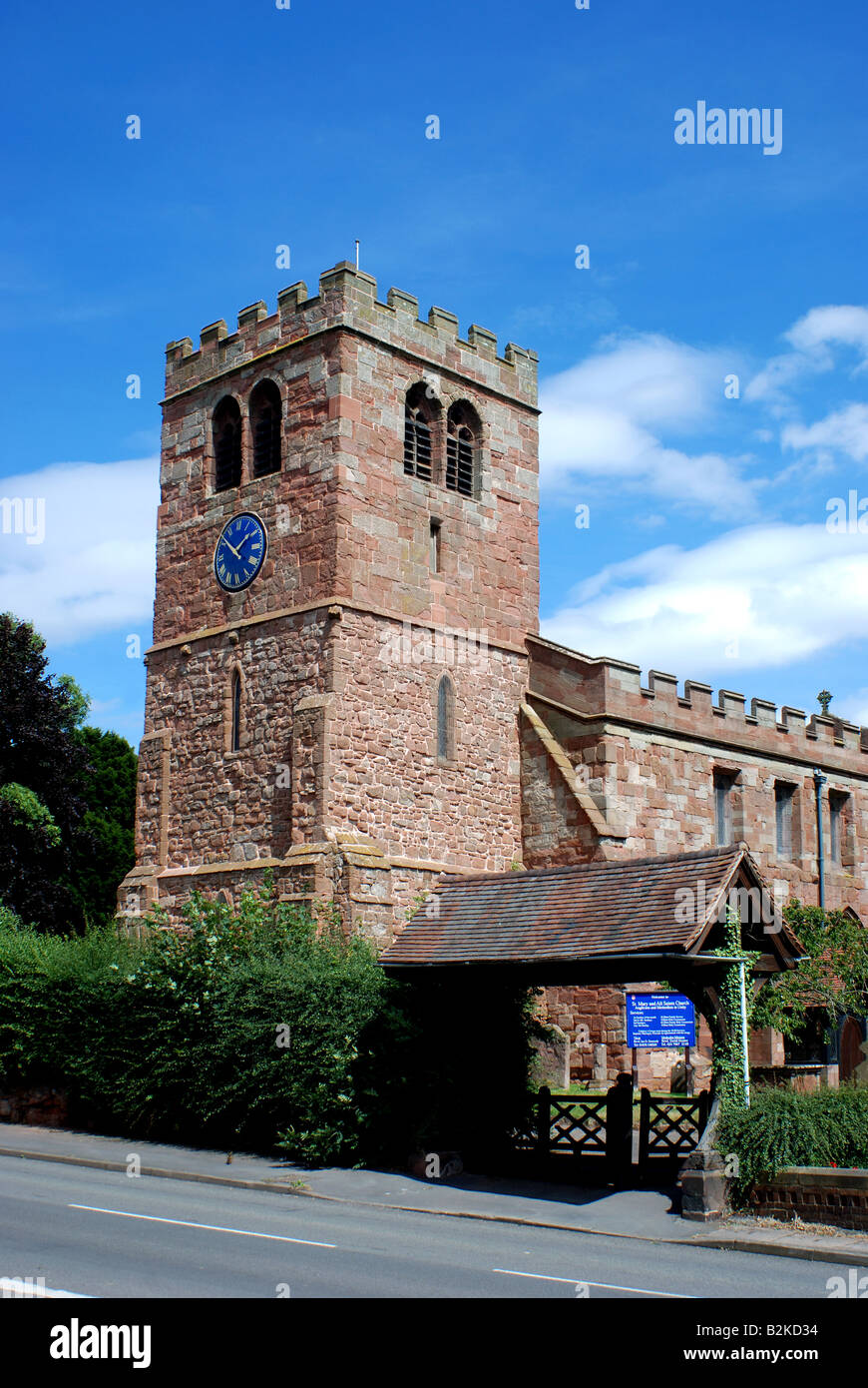 St. Mary and All Saints Church, Fillongley, Warwickshire, England, UK Stock Photo